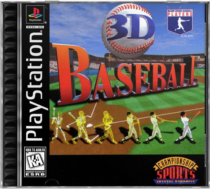 3D Baseball PS1 Sony Playstation 1 Used Video Game