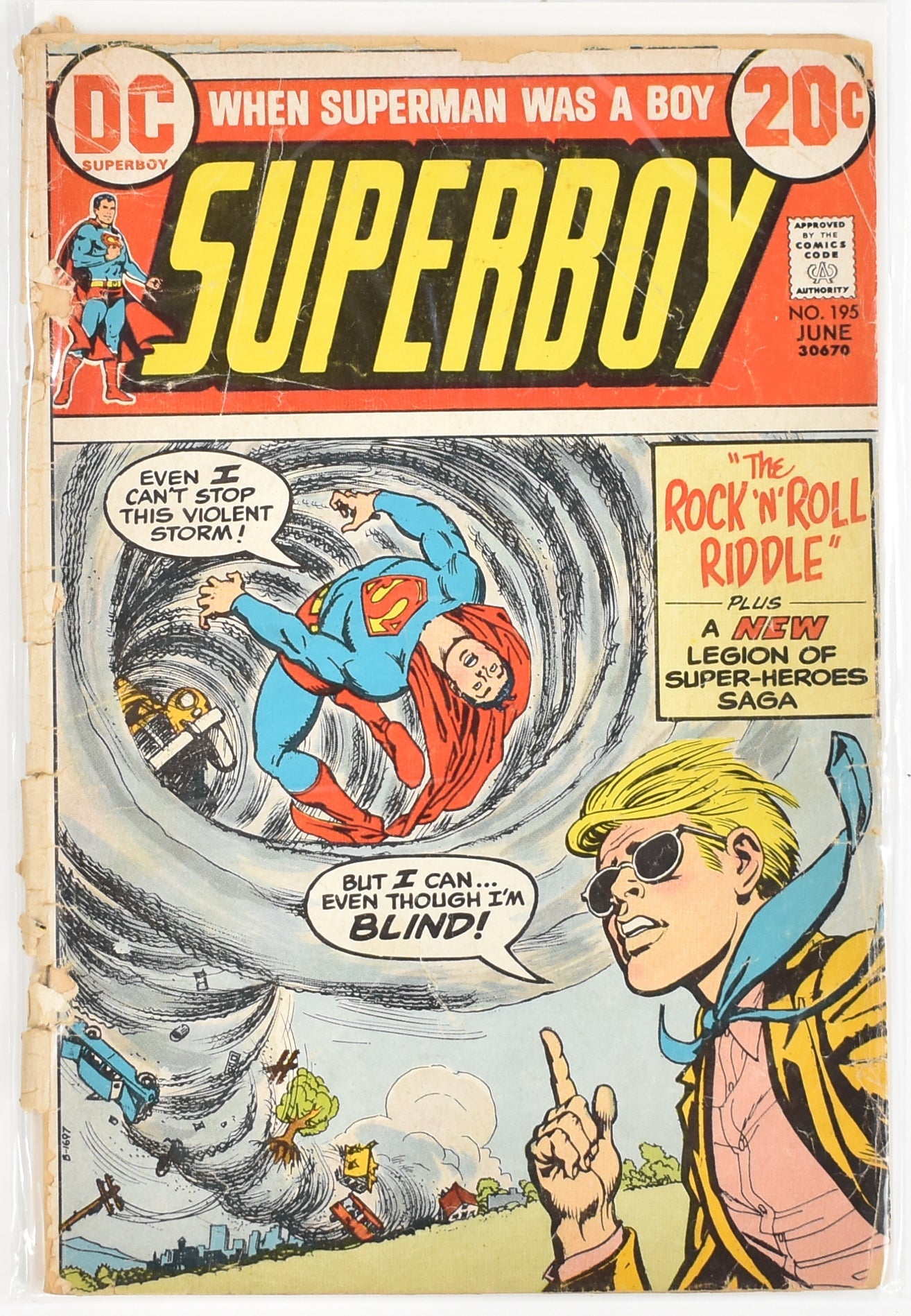 Superboy When Superman a Boy No. 195