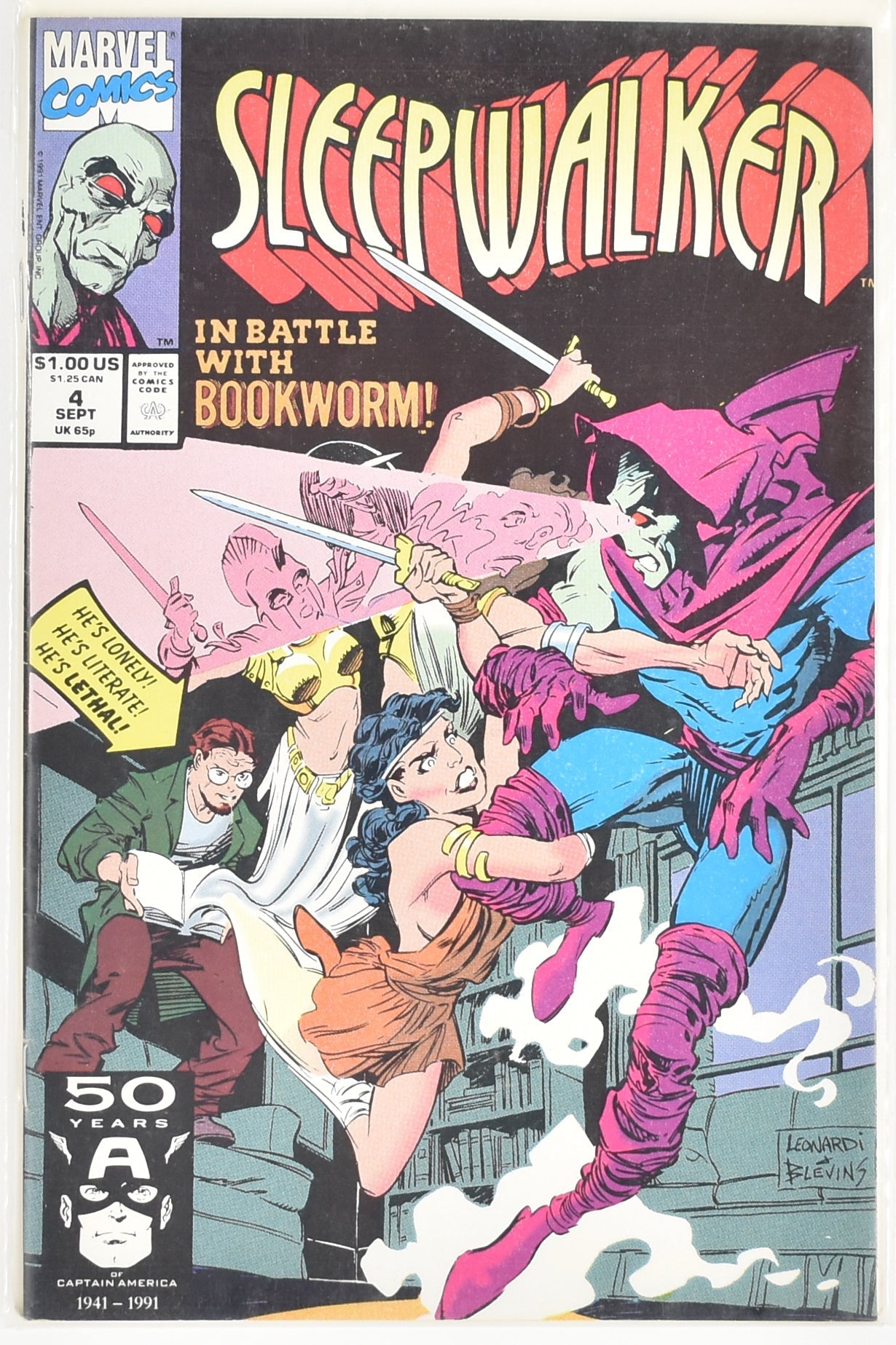 Sleep Walker 4 Marvel Comics Comic Book 4