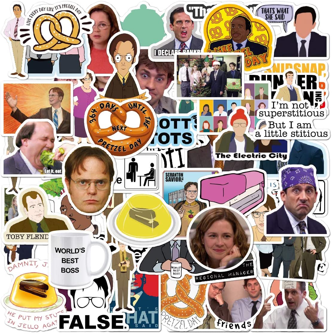 Sticker Lot The Office 001