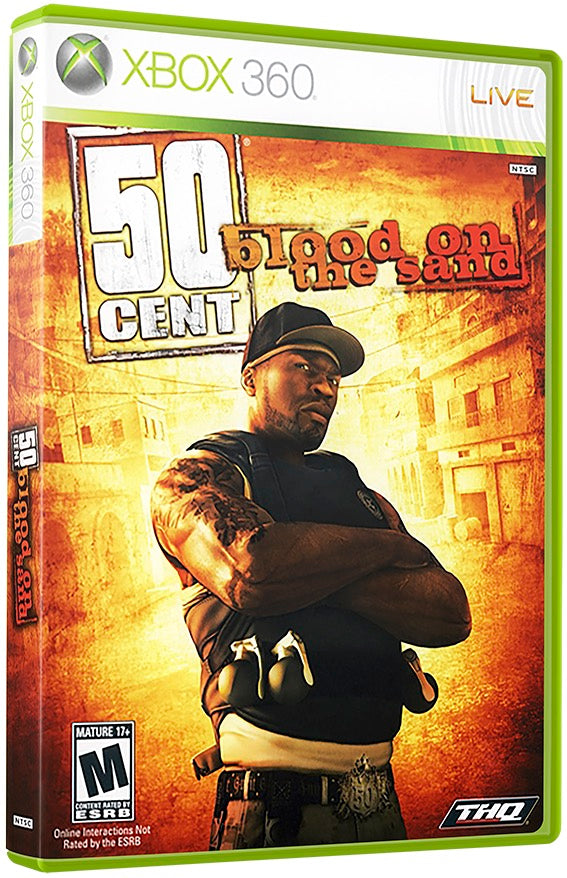 50 Cent Blood on the Sand Microsoft Xbox 360 Used Video Game