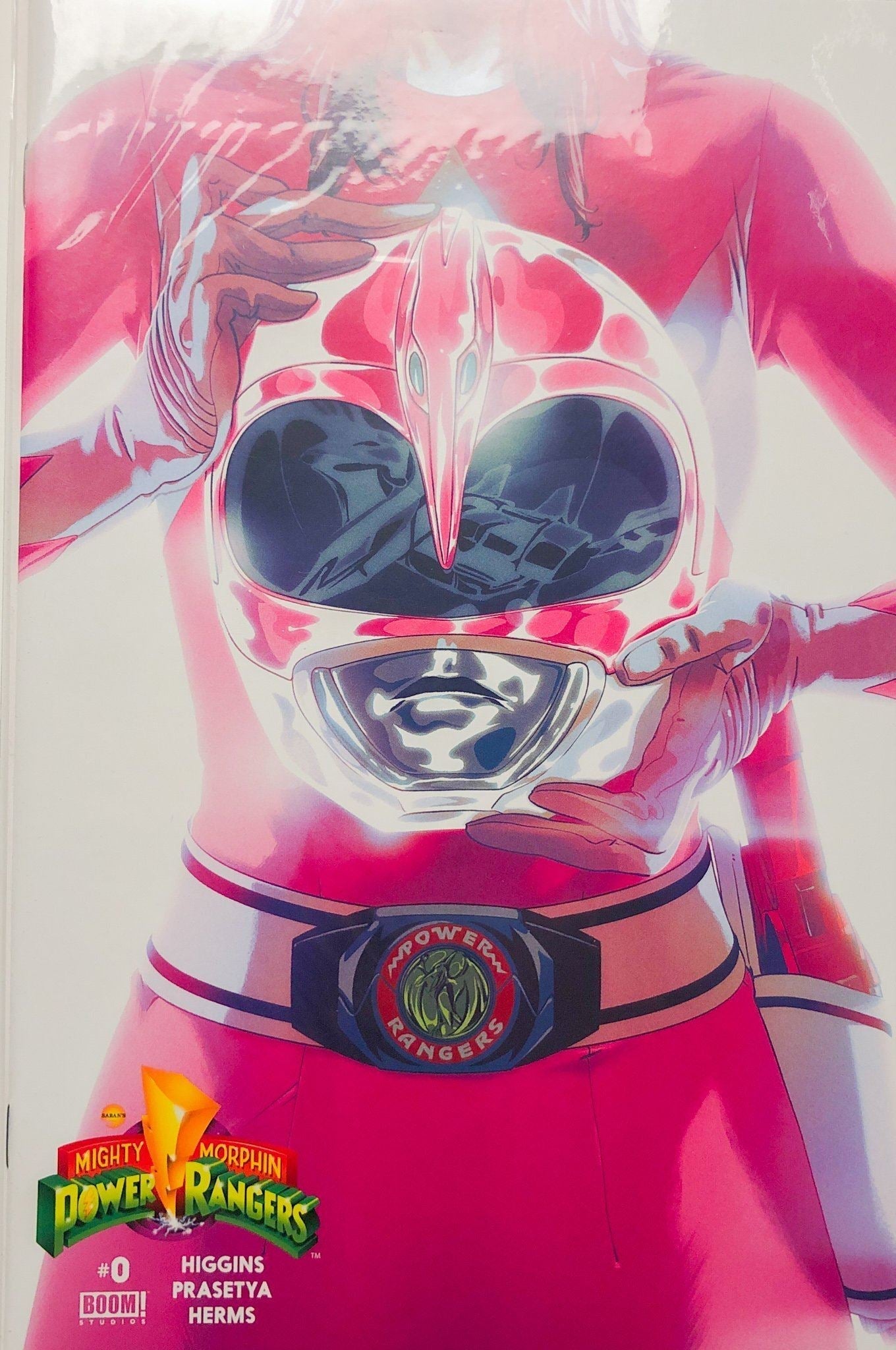 Power Rangers Pink Ranger Boom Studios 0 Helmet Cover