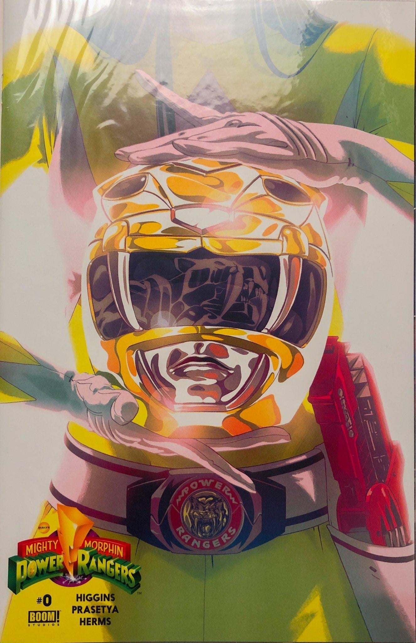 Power Rangers Yellow Ranger Helmet 0 Cover Boom Studios