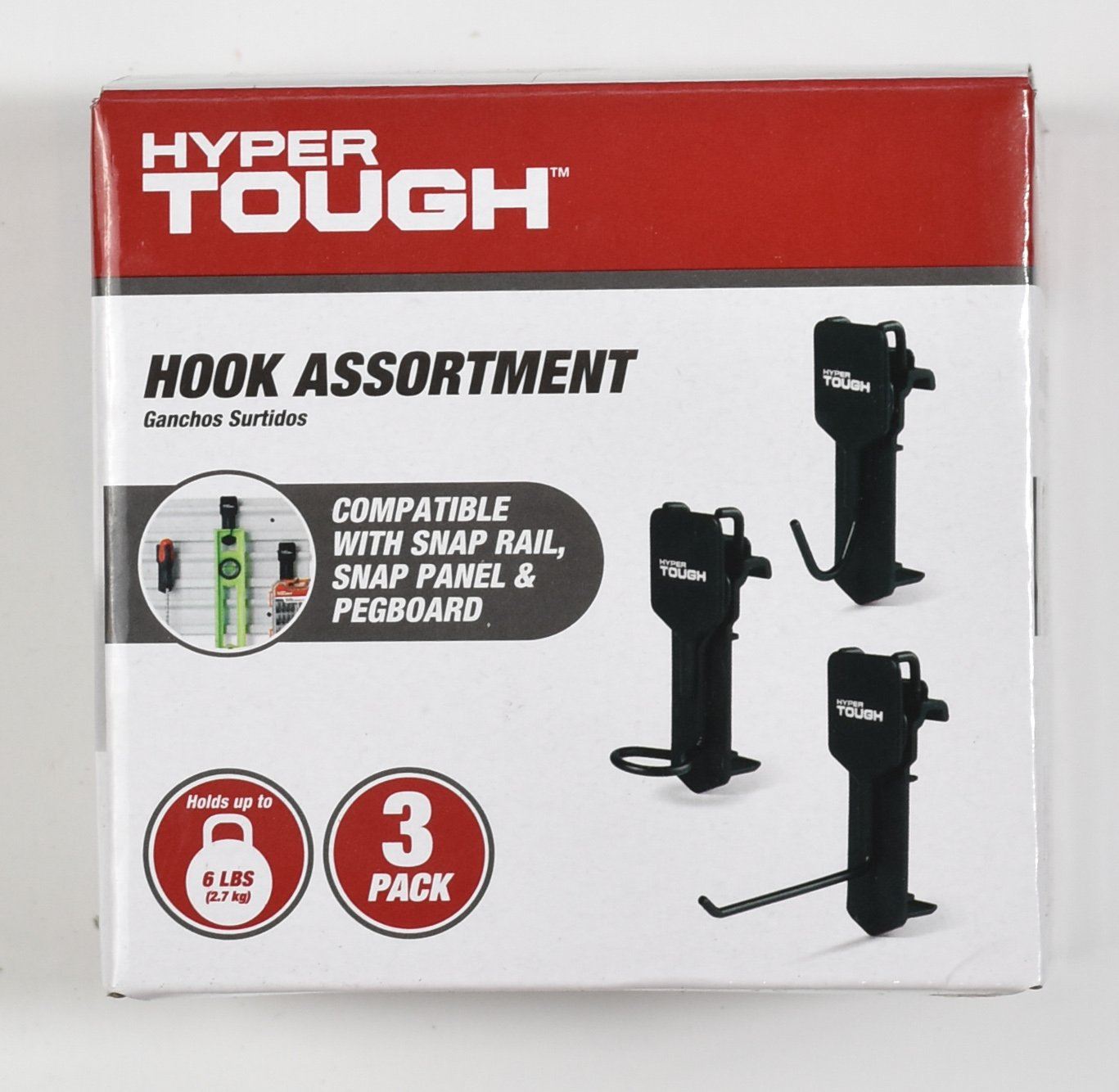 Hyper Tough Hook Assortment 3 Pack NEW