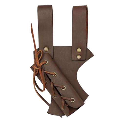 Sword Carry Brown Leather Belt Loop