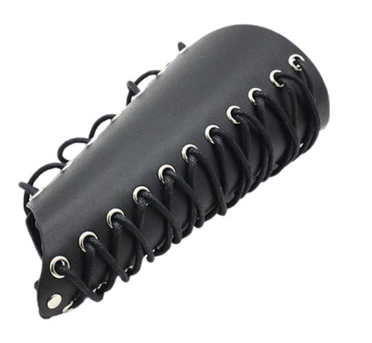 Black Leather Armor forearm