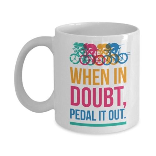 Pedal It Out Bike Coffee Mug