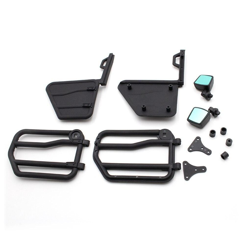 Front & Rear Half Door Tube Rail Doors for 1/10 Axial SCX10 II Jeep Wrangler Bod
