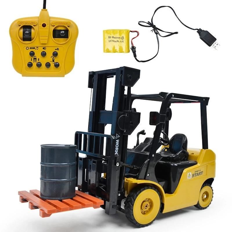 2020 new Large 1:8 11CH RC Forklift Truck Crane RTR Engineer Vehicle Toys Kids R