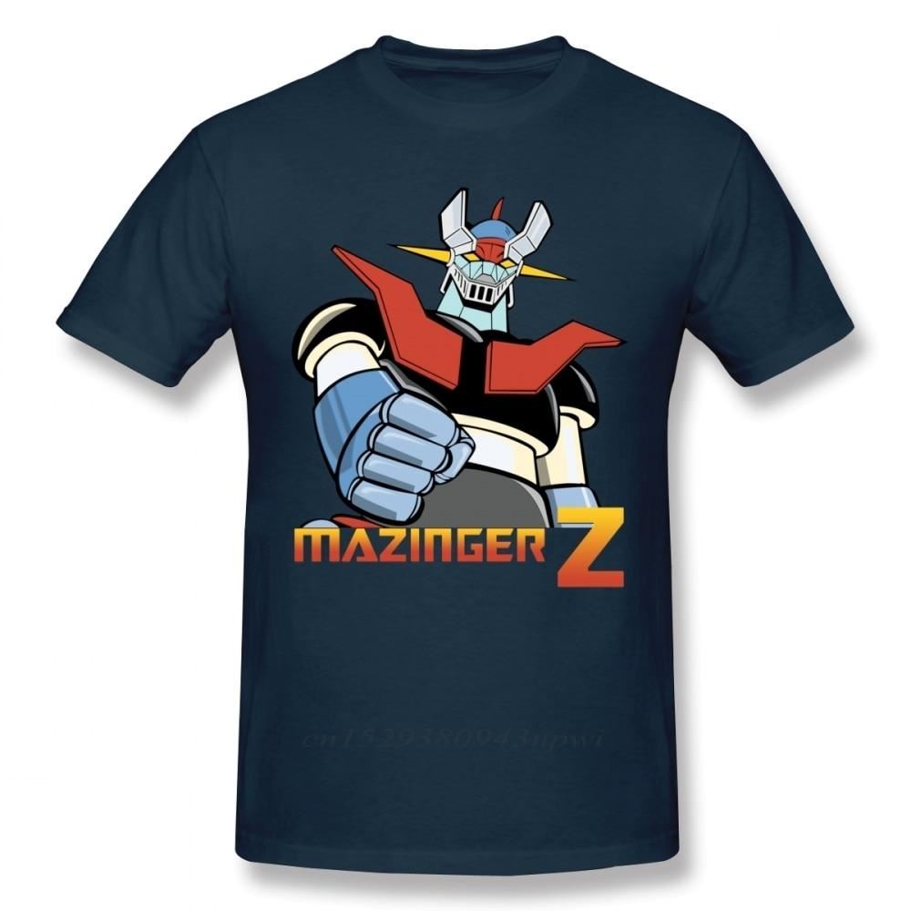 Cool Mazinger Z Robot T Shirt For Man New Short Sleeve Anime O-neck Tee Shirt Hi