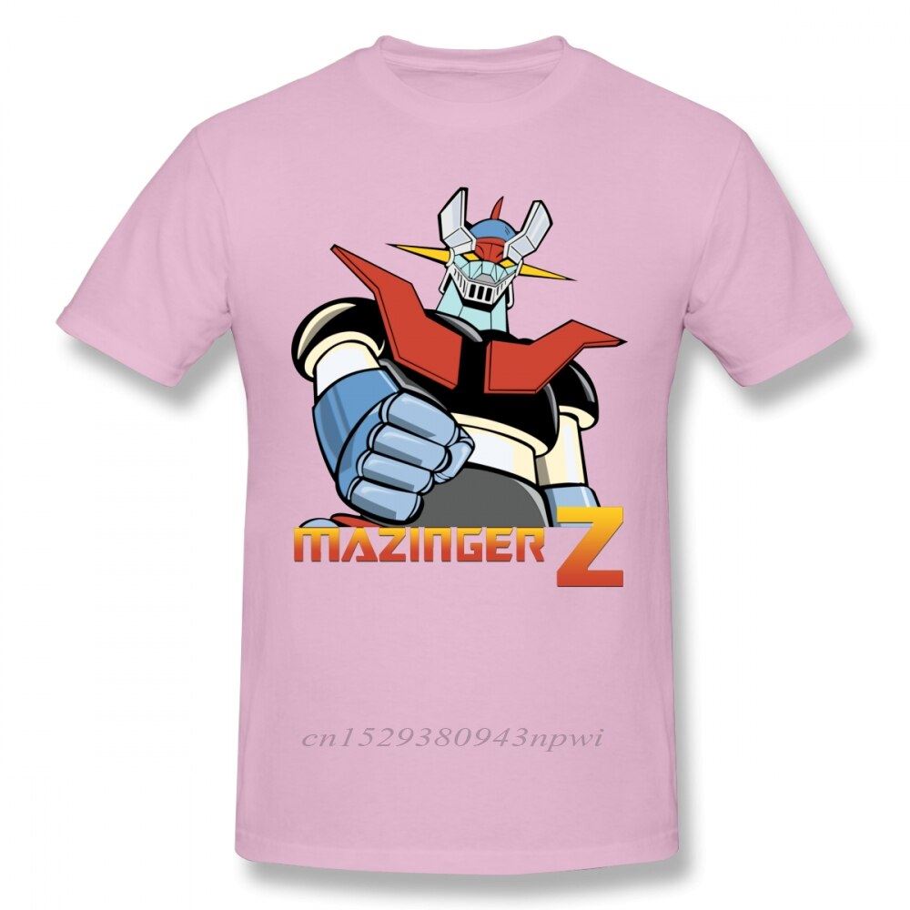 Cool Mazinger Z Robot T Shirt For Man New Short Sleeve Anime O-neck Tee Shirt Hi