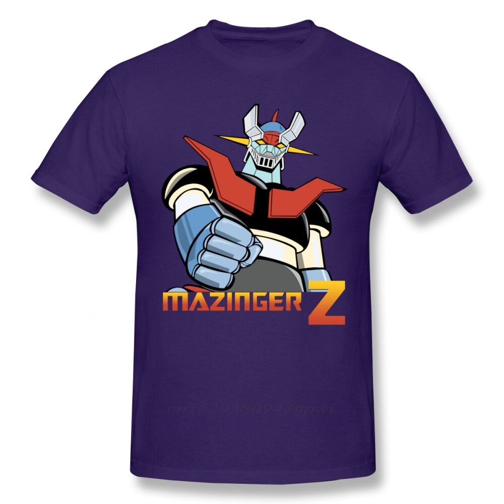 Cool Mazinger Z Robot T Shirt For Man New Short Sleeve Anime O-neck Tee Shirt Hi