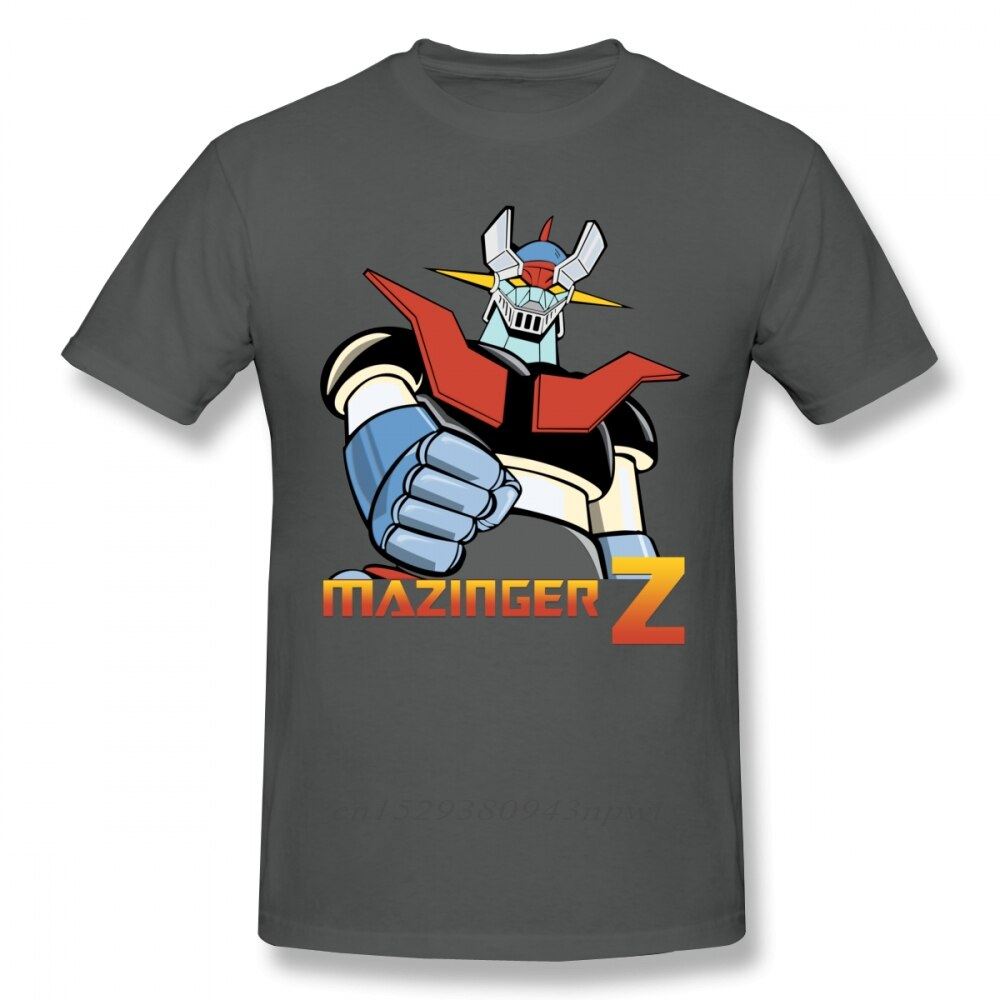 Cool Mazinger Z Robot T Shirt For Man New Short Sleeve Anime O-neck Tee Shirt Hi