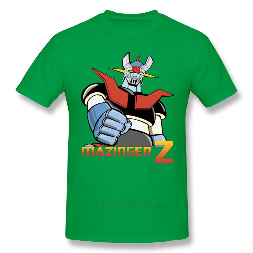 Cool Mazinger Z Robot T Shirt For Man New Short Sleeve Anime O-neck Tee Shirt Hi