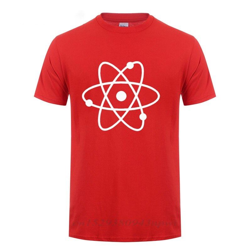 Cool Science Atom T Shirt Man Short Sleeve Round Neck Loose Fit Cotton T-Shirt G