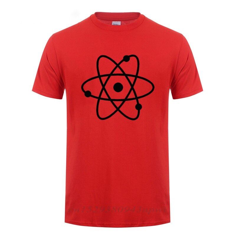 Cool Science Atom T Shirt Man Short Sleeve Round Neck Loose Fit Cotton T-Shirt G