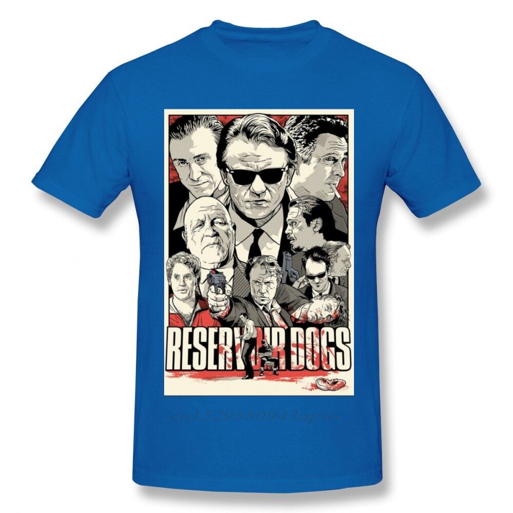 Fashion Street Guys Tops & Tees Swag 100% Cotton Camiseta Shirt Movie Reservoir