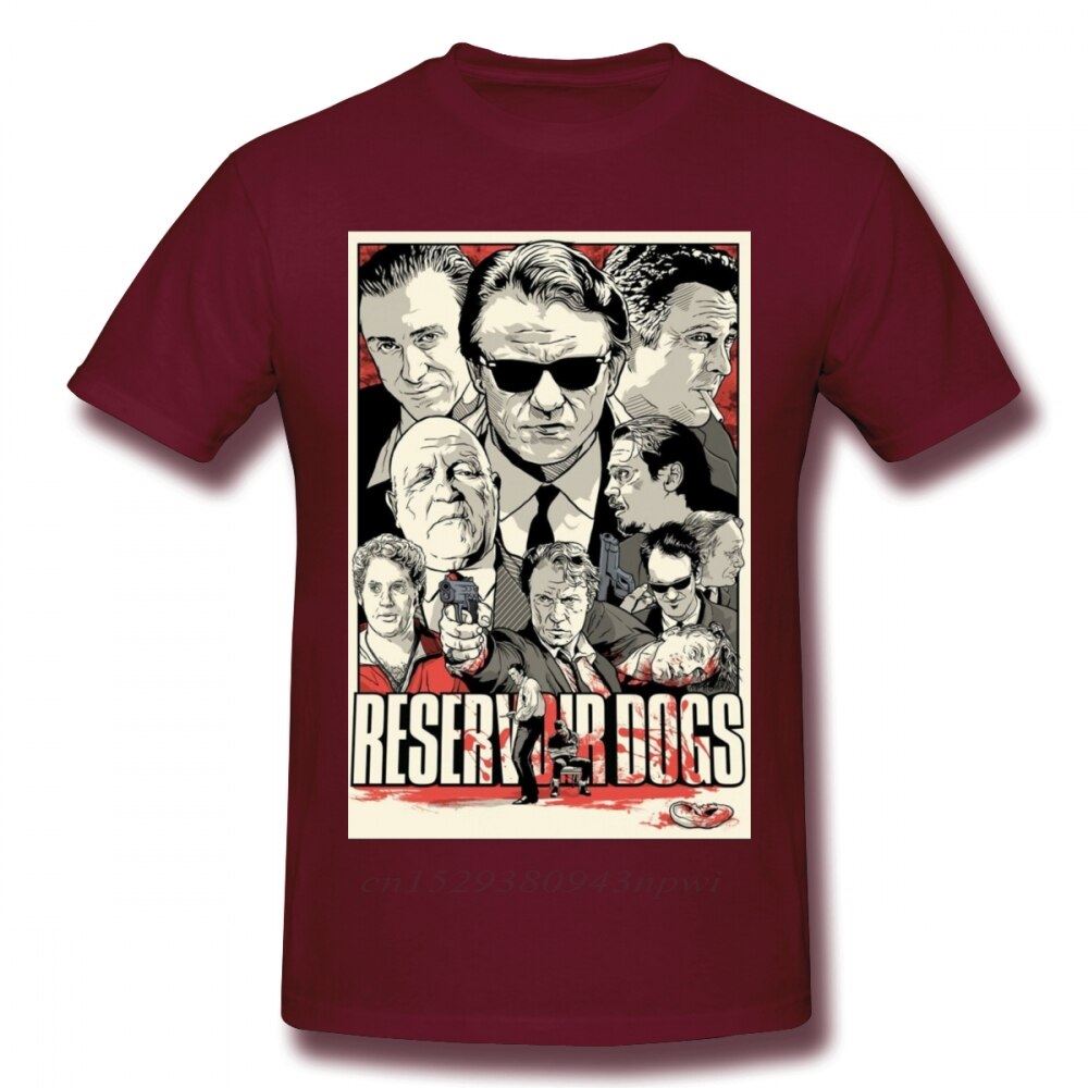 Fashion Street Guys Tops & Tees Swag 100% Cotton Camiseta Shirt Movie Reservoir