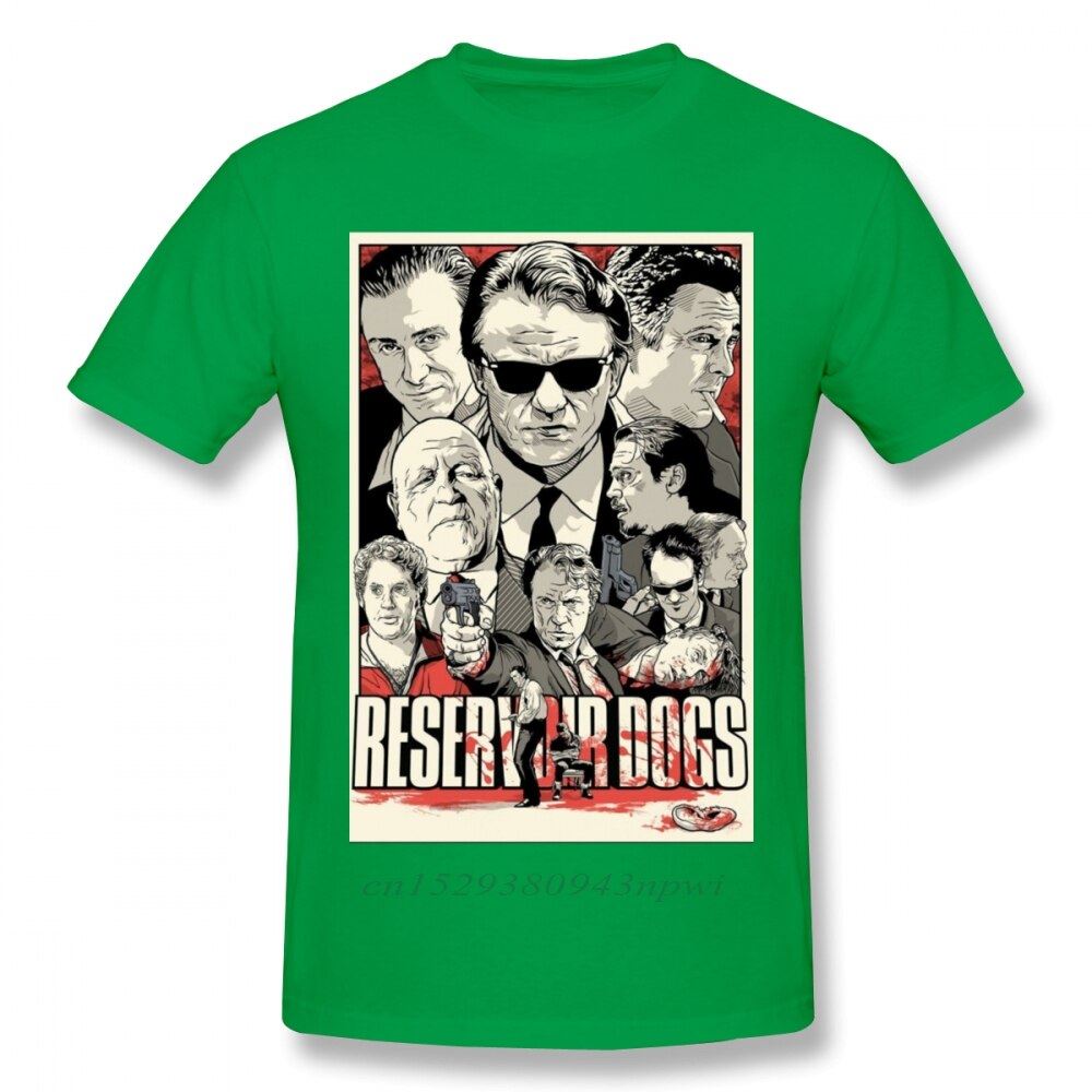 Fashion Street Guys Tops & Tees Swag 100% Cotton Camiseta Shirt Movie Reservoir
