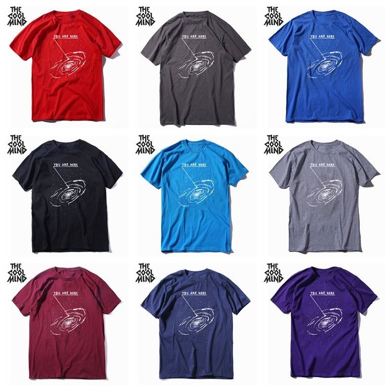COOLMIND 100% cotton  summer loose men Tshirt cool oversized men t shirt o-neck