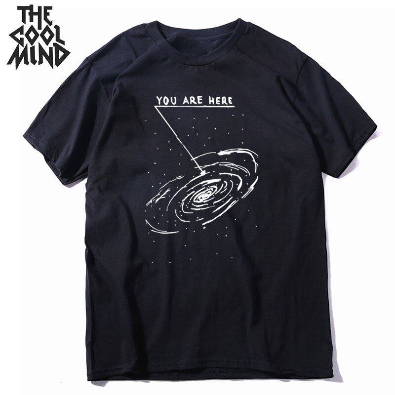 COOLMIND 100% cotton  summer loose men Tshirt cool oversized men t shirt o-neck