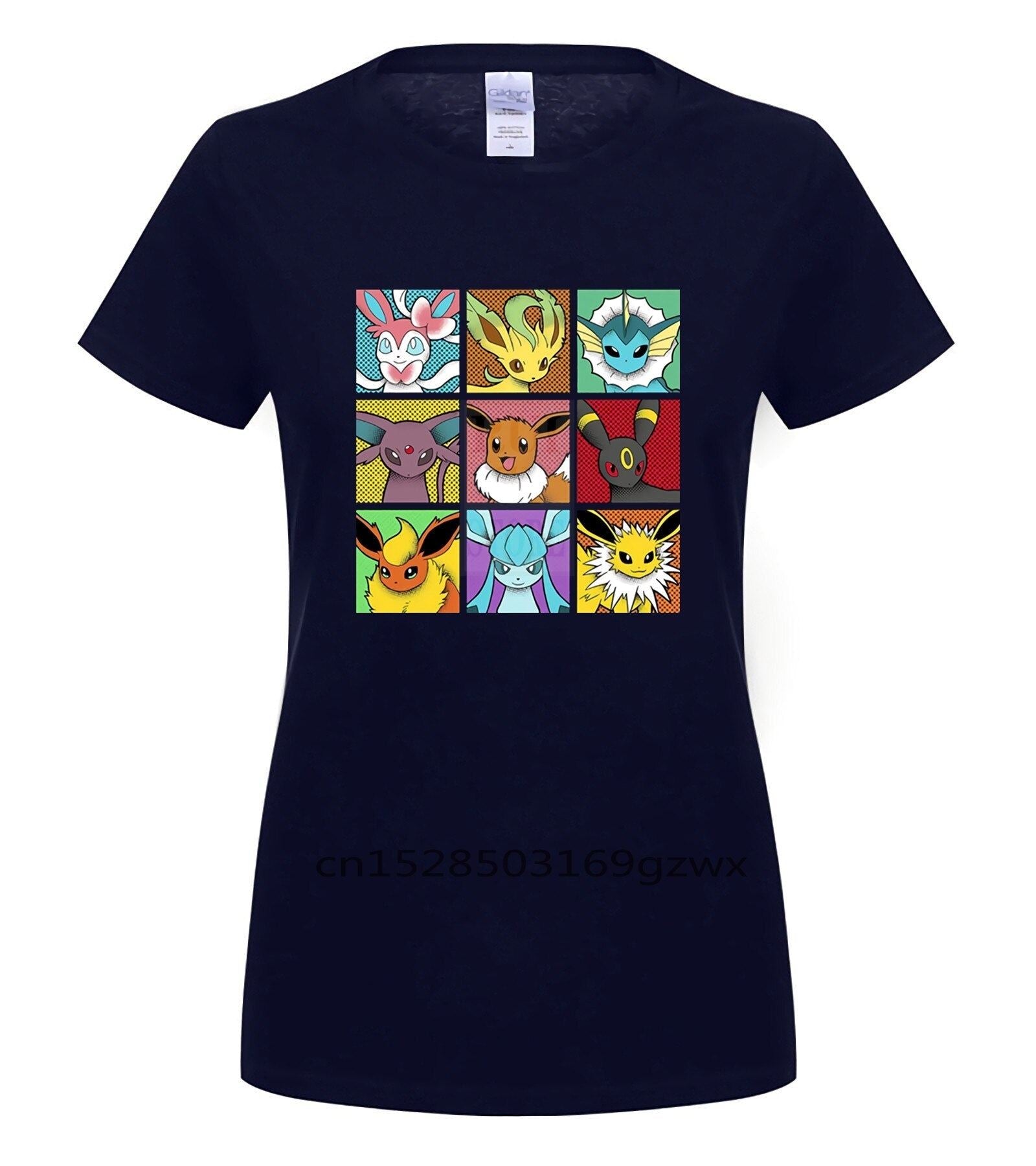Men's 2020 Fashion Style T Shirt Funny Pop Eeveelutions Eevee Pokemon Japan Anim