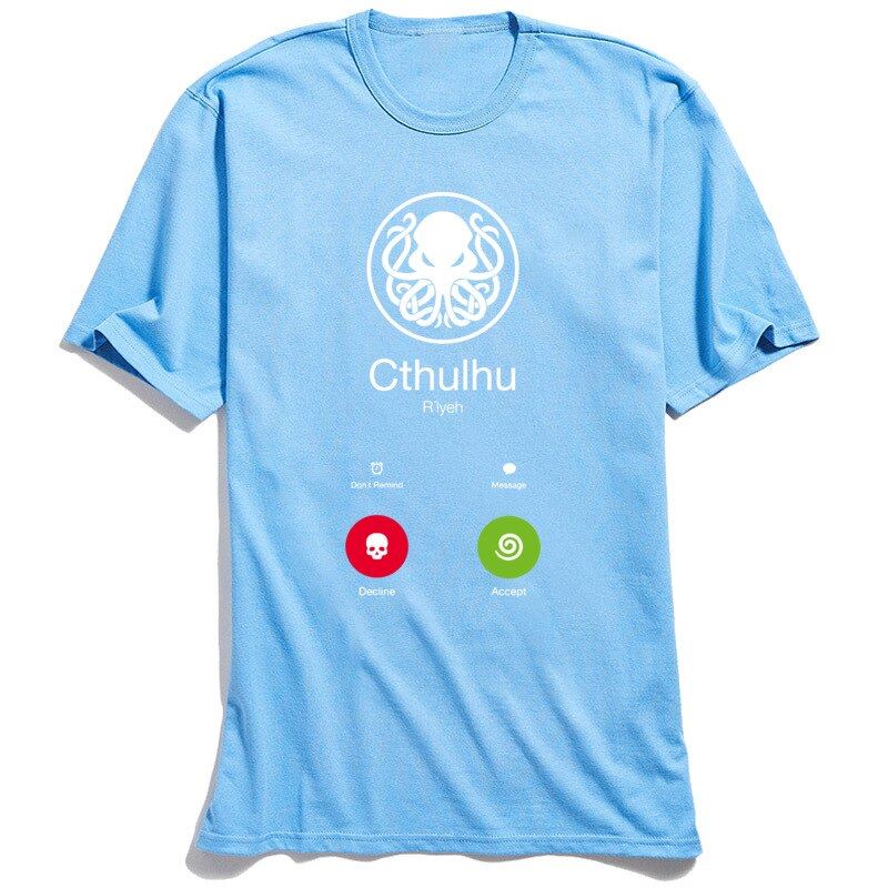 CALL OF CTHULHU T-Shirt Novelty Designer T Shirt Adult 100% Cotton