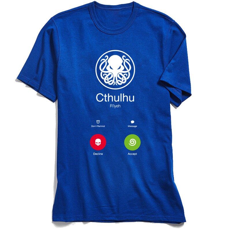 CALL OF CTHULHU T-Shirt Novelty Designer T Shirt Adult 100% Cotton