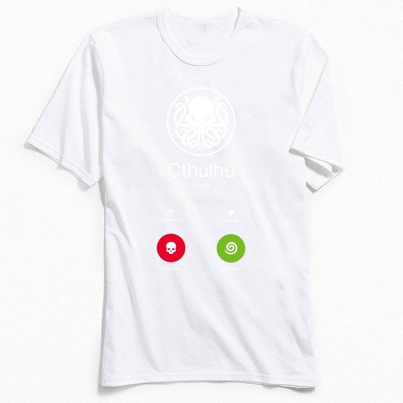 CALL OF CTHULHU T-Shirt Novelty Designer T Shirt Adult 100% Cotton