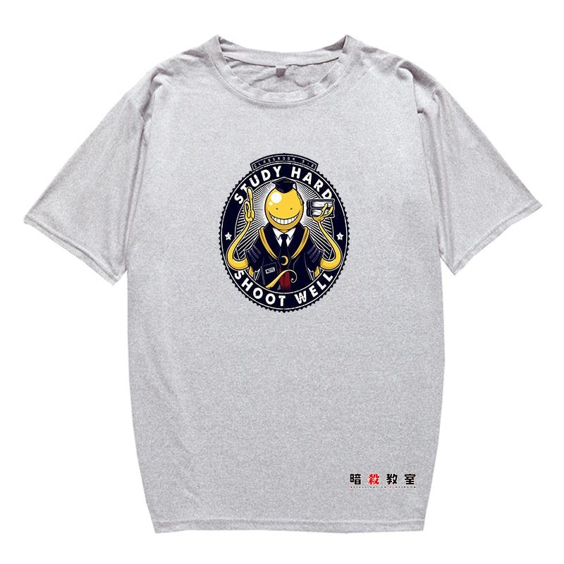 2020 Men's Clothing Summer New Anime Assassination Classroom Black shirt Cool St