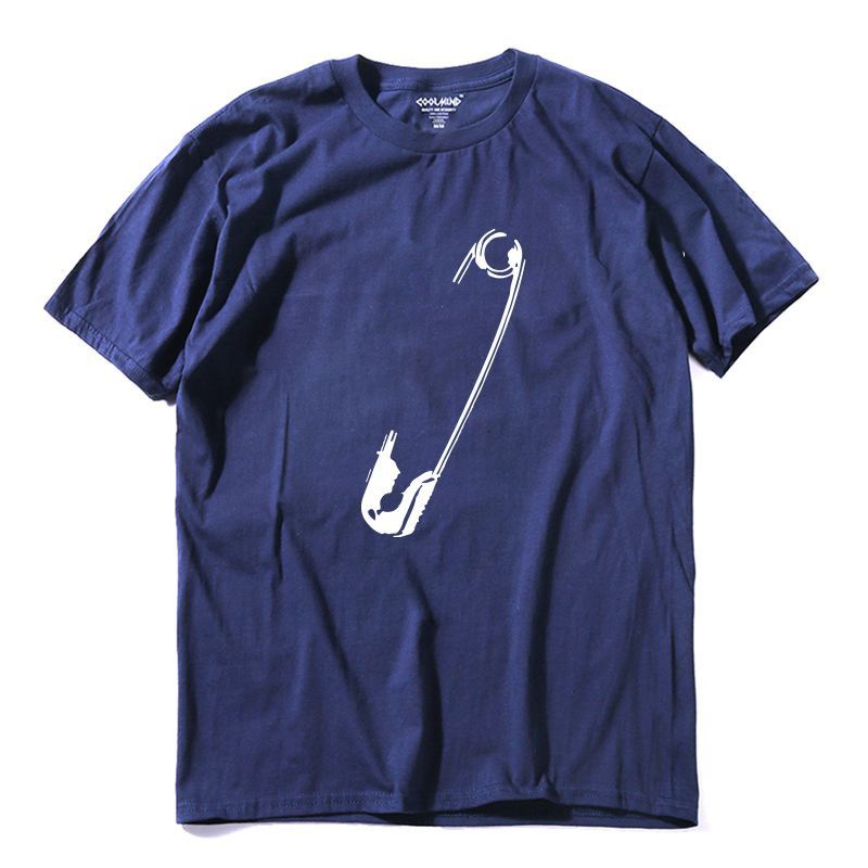 COOLMIND QI0255A 100% cotton short sleeve cool men T shirt casual funny men t sh