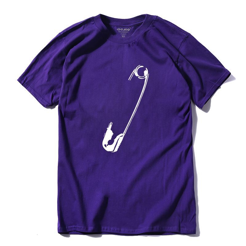 COOLMIND QI0255A 100% cotton short sleeve cool men T shirt casual funny men t sh