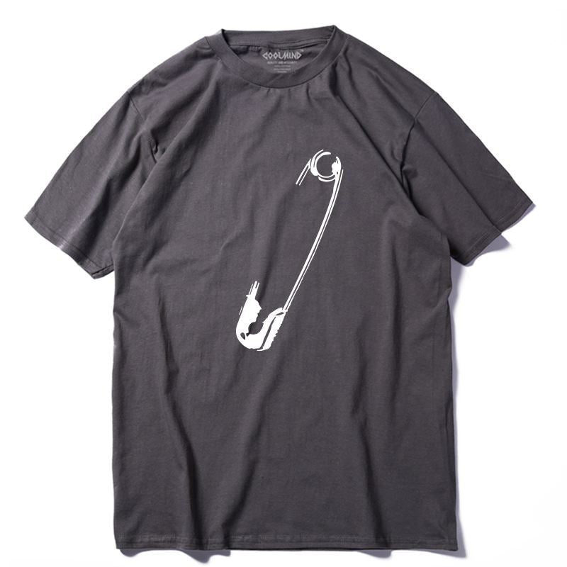 COOLMIND QI0255A 100% cotton short sleeve cool men T shirt casual funny men t sh