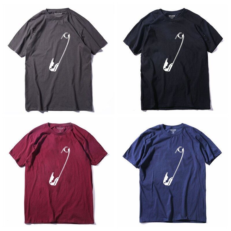 COOLMIND QI0255A 100% cotton short sleeve cool men T shirt casual funny men t sh