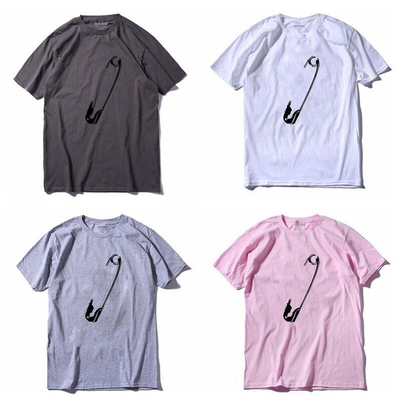 COOLMIND QI0255A 100% cotton short sleeve cool men T shirt casual funny men t sh