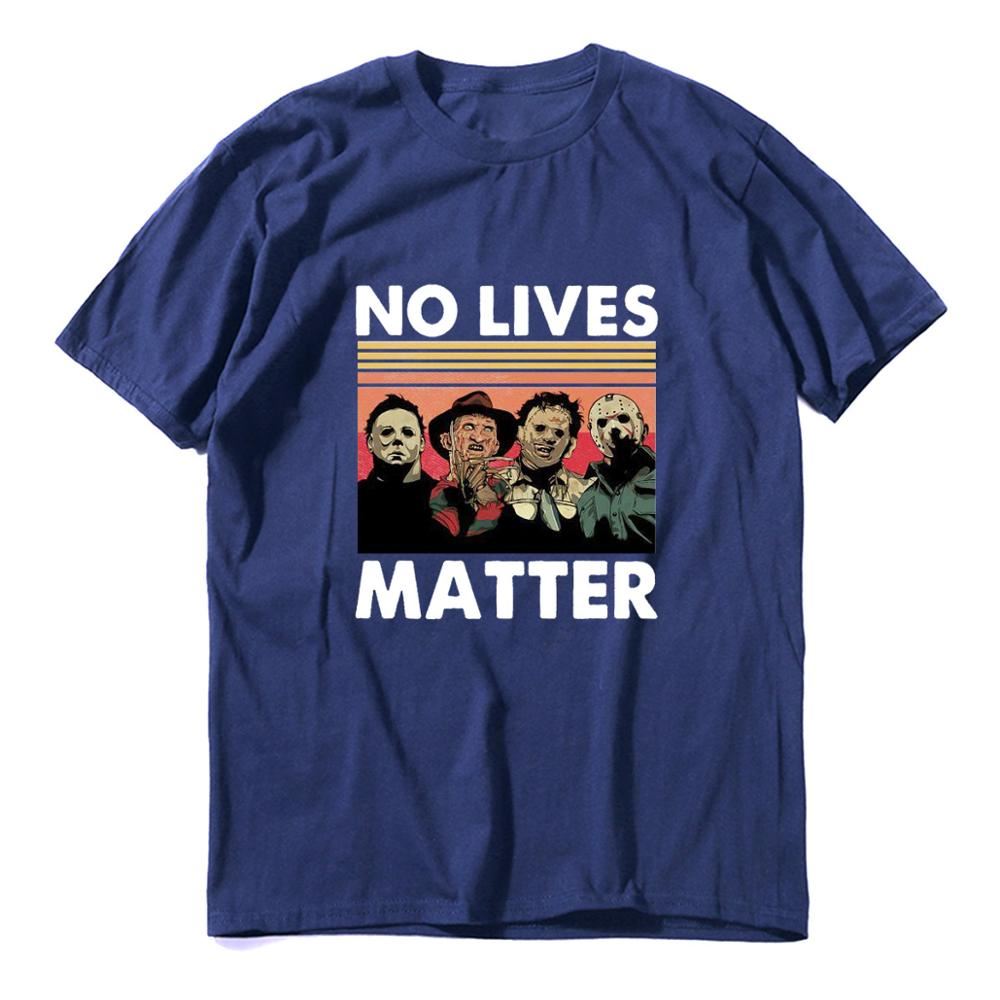 Envmenst t shirt men 100 cotton casual horror no lives matter men clothing overs