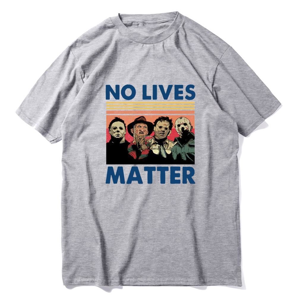 Envmenst t shirt men 100 cotton casual horror no lives matter men clothing overs