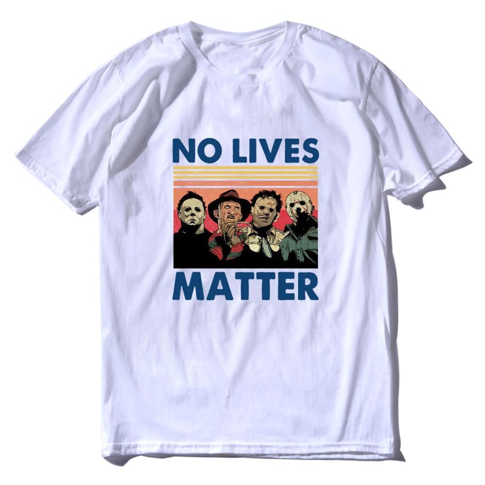 Envmenst t shirt men 100 cotton casual horror no lives matter men clothing overs