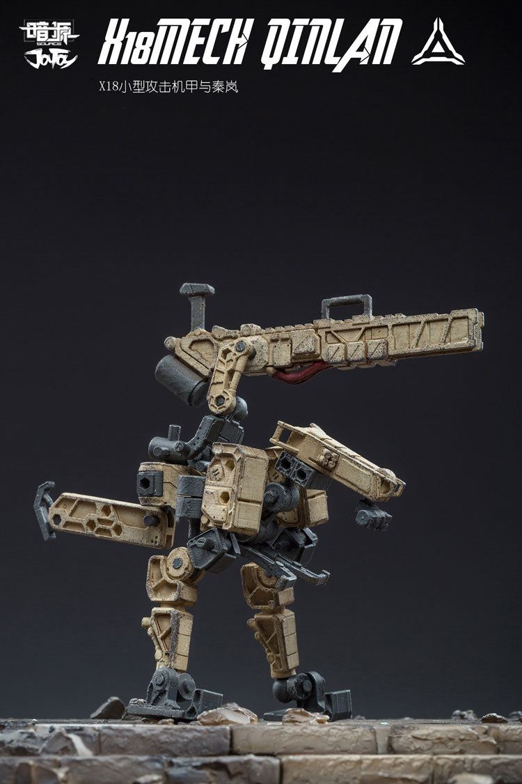 JOYTOY 1/25 action figure soldiers QINLAN and robot MECH gift present Free shipp