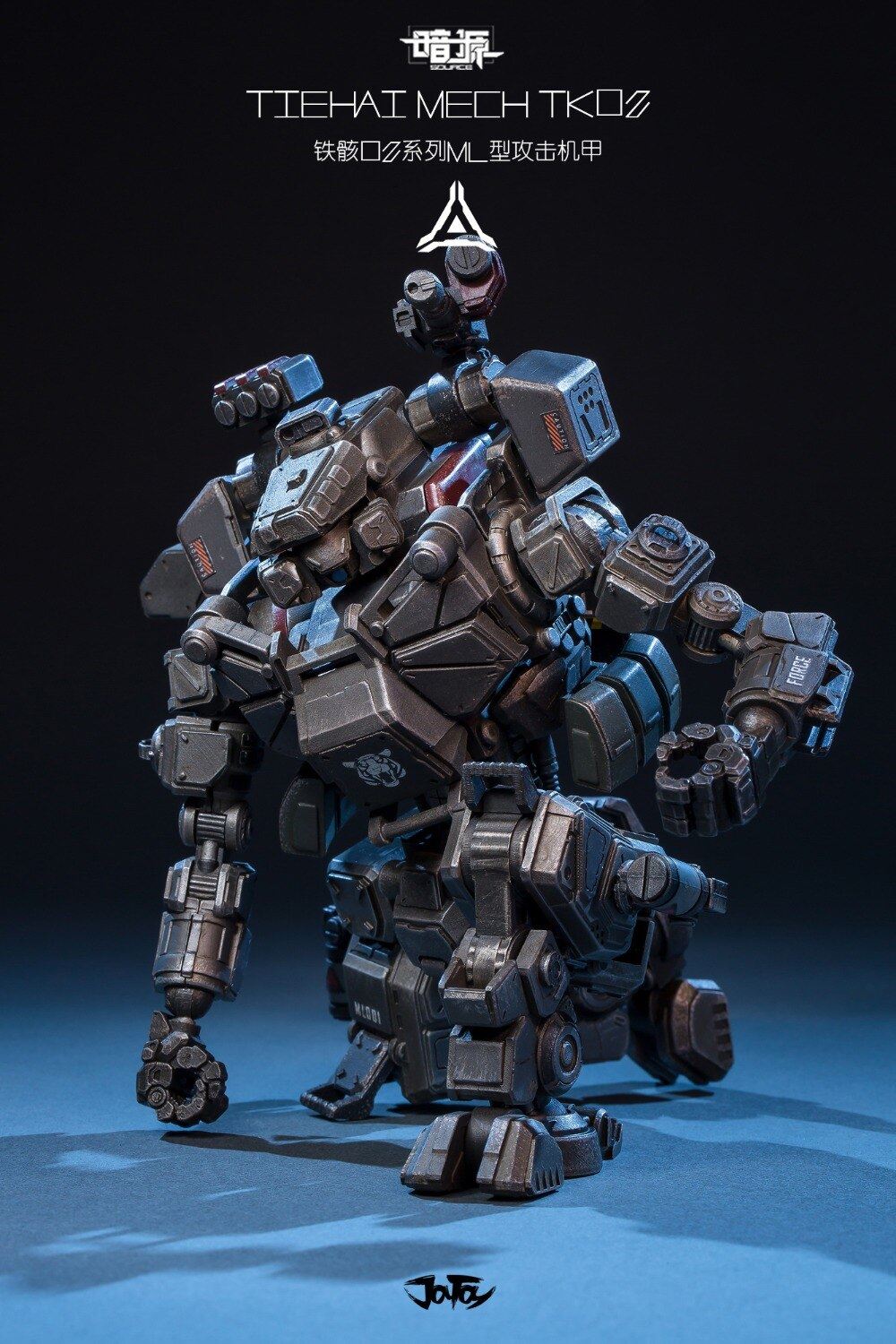 2(Pcs/Set)JOYTOY 1/25 Action Figure Robot Model TIEHAI MECH TKO2 Attacking Armor