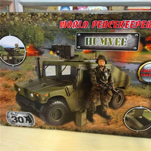 World Peacekeeper Military Armed HUMVEE Vehicle Action Figures Figure Model 1/6