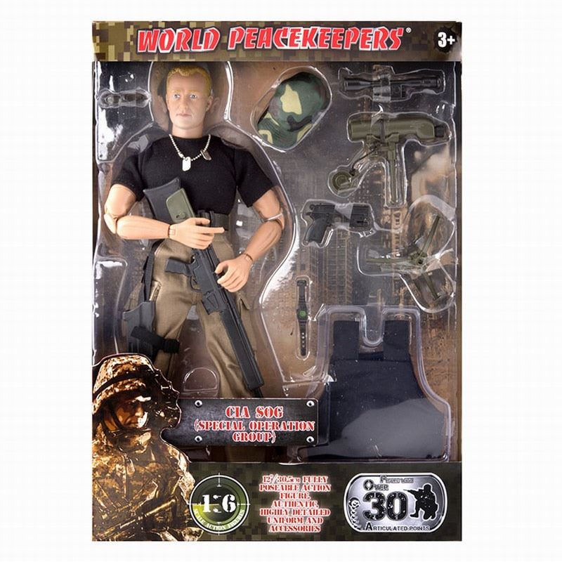World Peacekeepers Action Figure With Accessories Combat Engineer Navy Seals 1/6