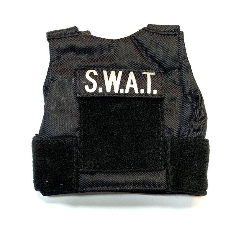 WWII USA SWAT Black Uniform Tactical Bulletproof Jacket 1/6 21st Century Toys