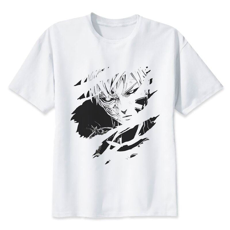 One Punch Man Saitama T Shirt Men Summer Japanese Anime Funny Print T Shirt Boy