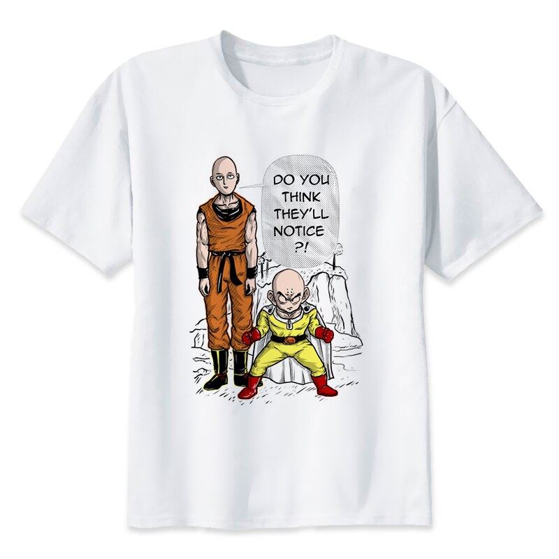 One Punch Man Saitama T Shirt Men Summer Japanese Anime Funny Print T Shirt Boy