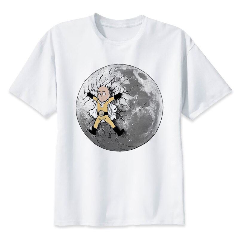 One Punch Man Saitama T Shirt Men Summer Japanese Anime Funny Print T Shirt Boy