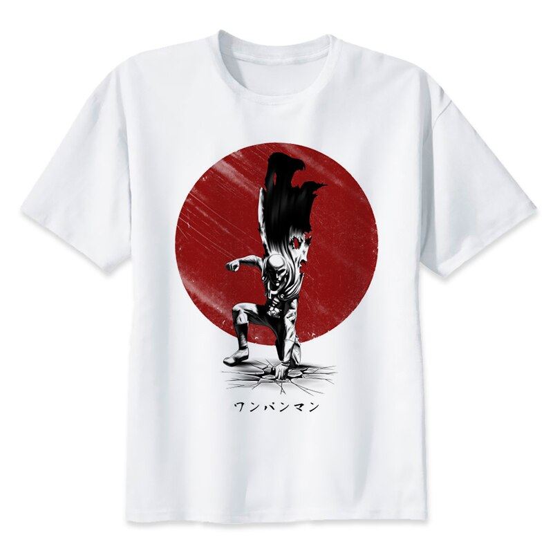 One Punch Man Saitama T Shirt Men Summer Japanese Anime Funny Print T Shirt Boy