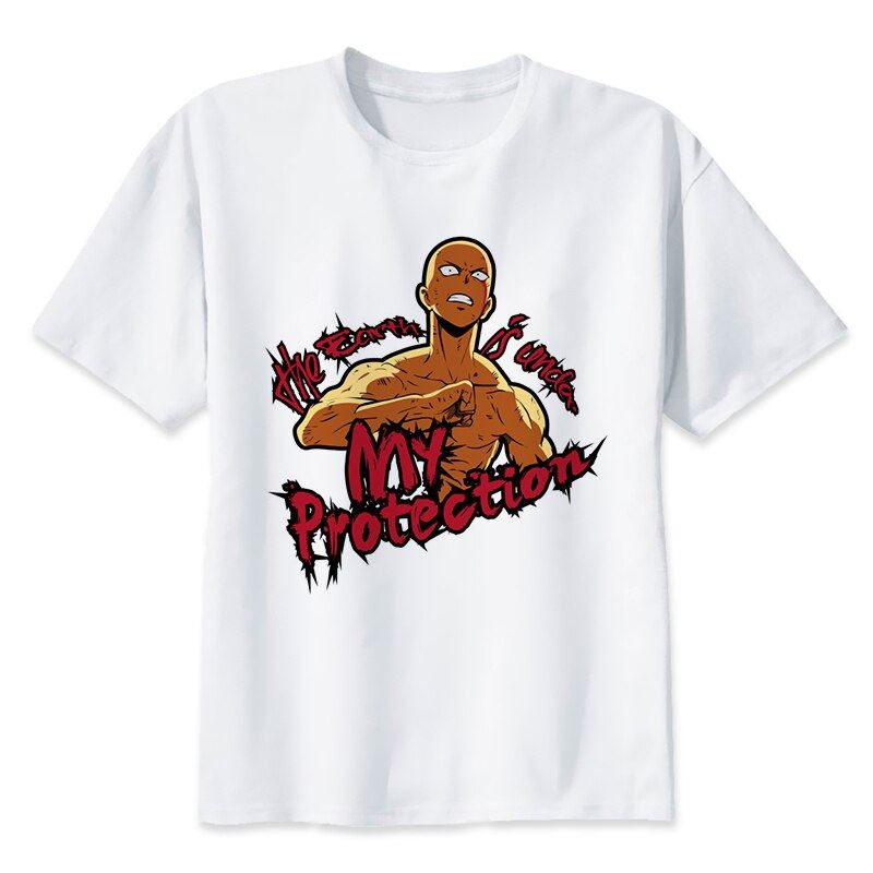 One Punch Man Saitama T Shirt Men Summer Japanese Anime Funny Print T Shirt Boy