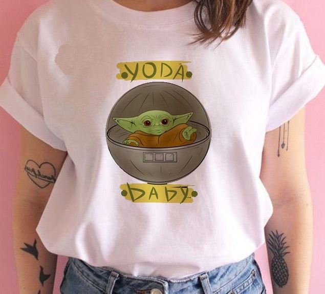 drama baby Printed T Shirts Women Tees Casual O-Neck Short Sleeve Harajuku Cool