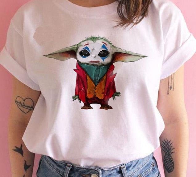 drama baby Printed T Shirts Women Tees Casual O-Neck Short Sleeve Harajuku Cool
